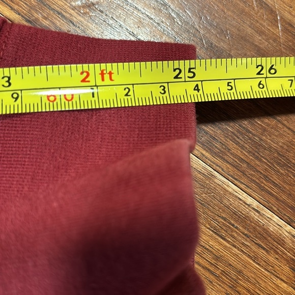 Columbia Burgundy Sweatshirt/Hoodie With Kangaroo Pockets Size M - Picture 4 of 9
